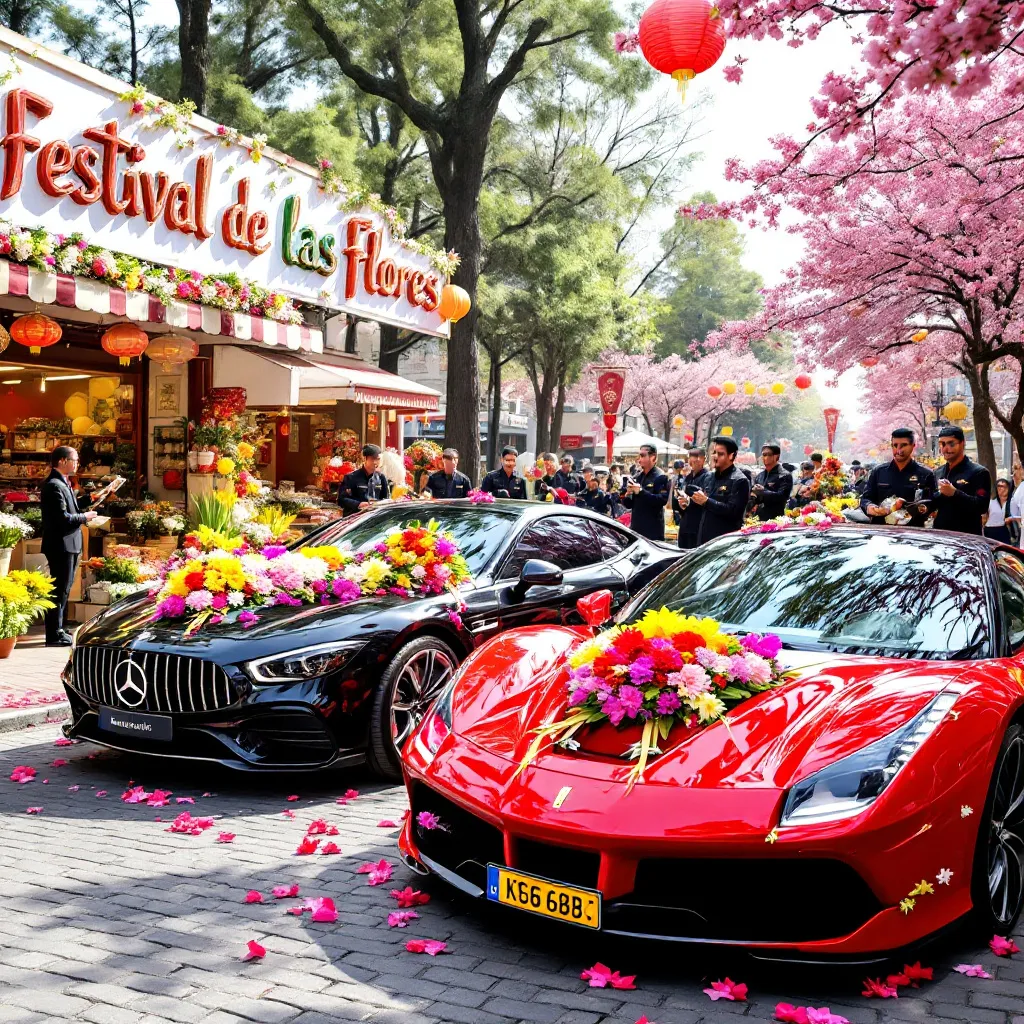 Fêtez le Printemps : Préparez votre Voiture pour le Festival des Fleurs avec MyGarages 1