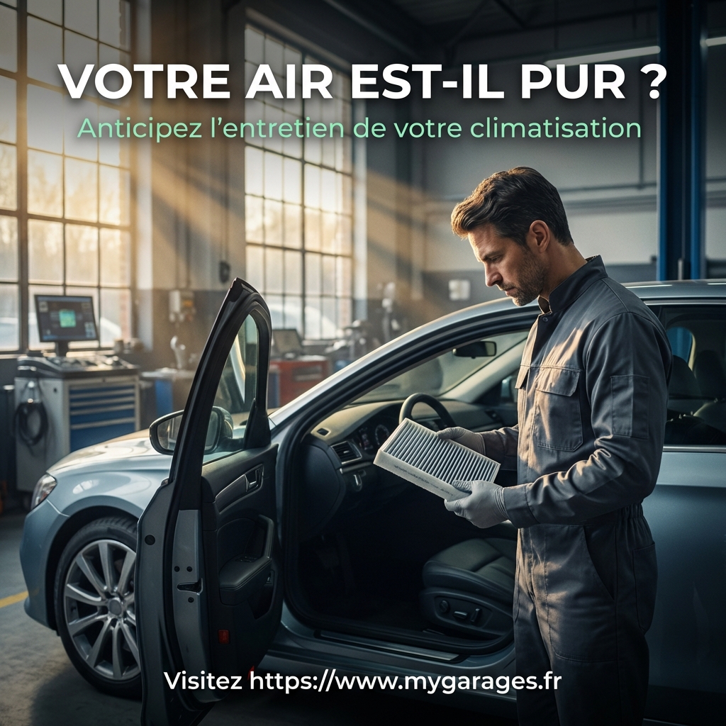 Entretien Climatisation et Filtre d'Habitacle : Guide Expert pour le Printemps avec MyGarages 1