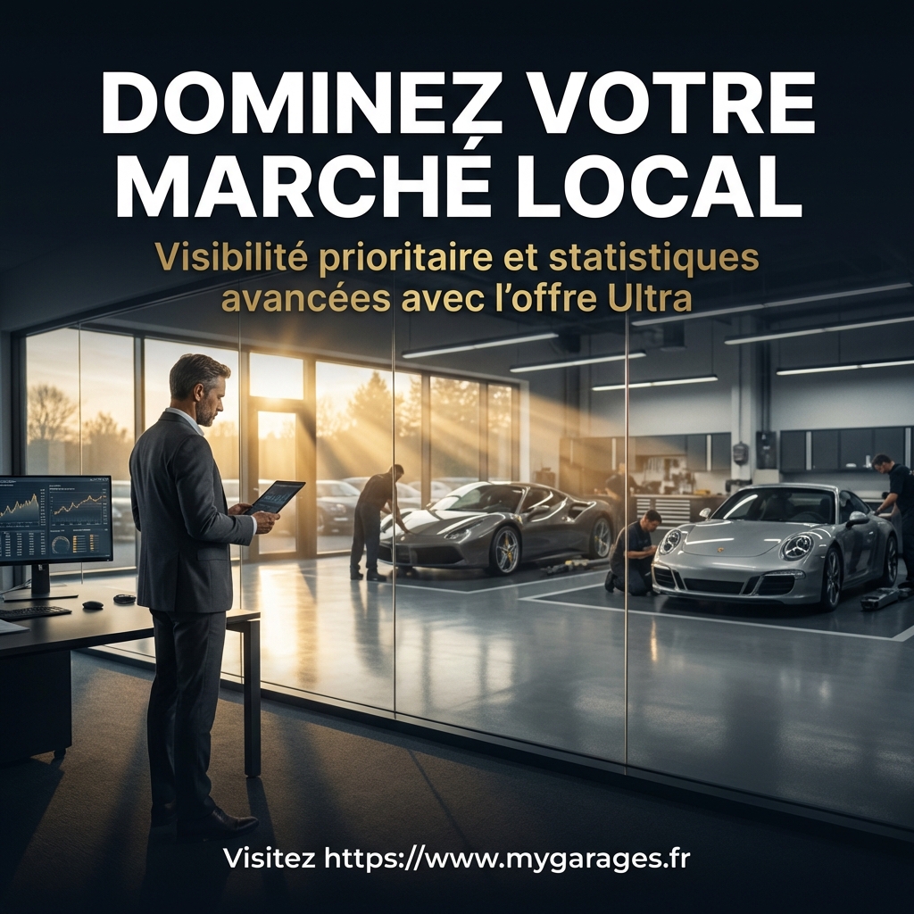 MyGarages Ultra : Optimisez votre visibilité locale et boostez votre CA automobile au Q2 2026 1
