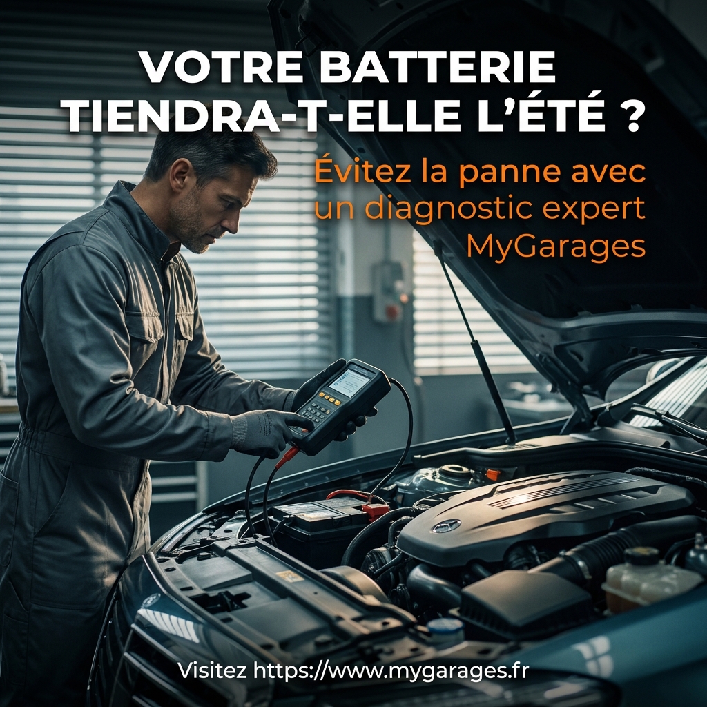 Diagnostic batterie : pourquoi anticiper les pannes estivales avec MyGarages 1