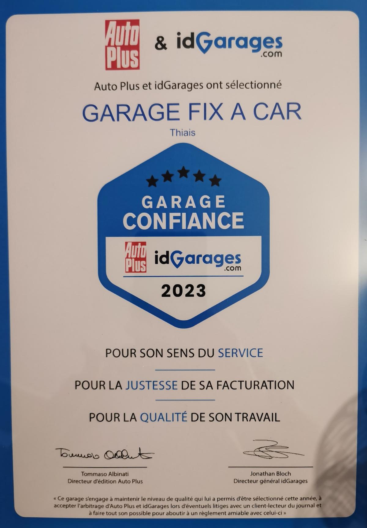 FIX A CAR - Garage de réparation automobile - Carrosserie - changement de pneumatiques - Achat et Vente de véhicules