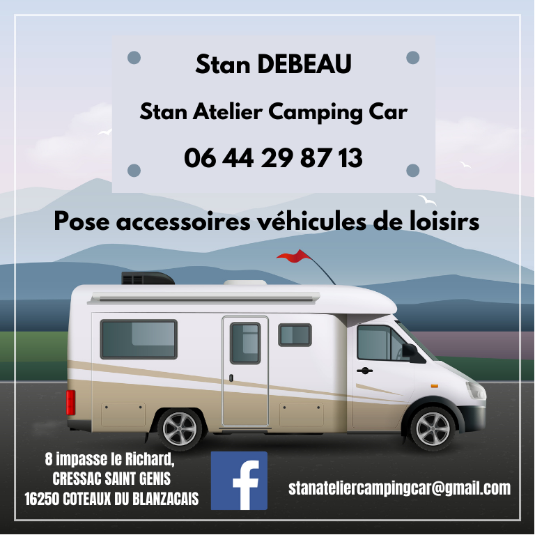 Stan atelier camping car