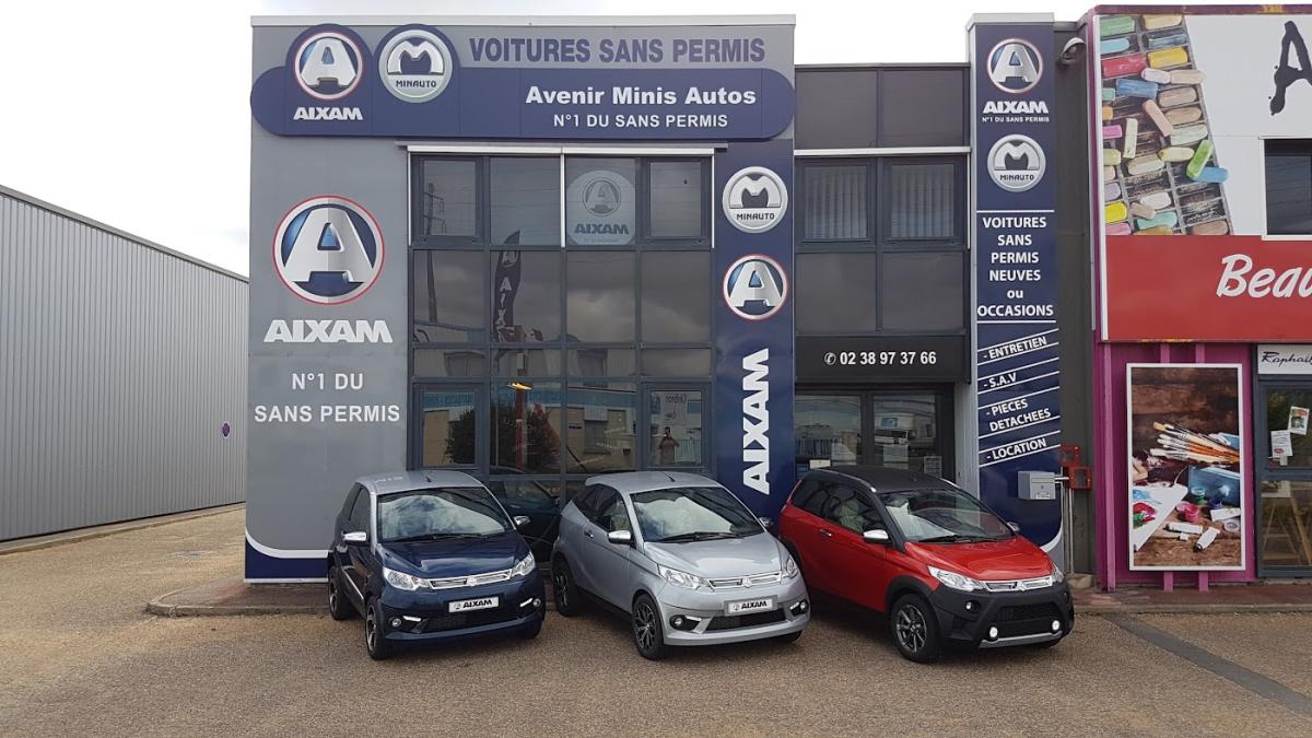 Avenir Minis Autos - Distributeur de Voitures sans permis Aixam - Loiret (45)