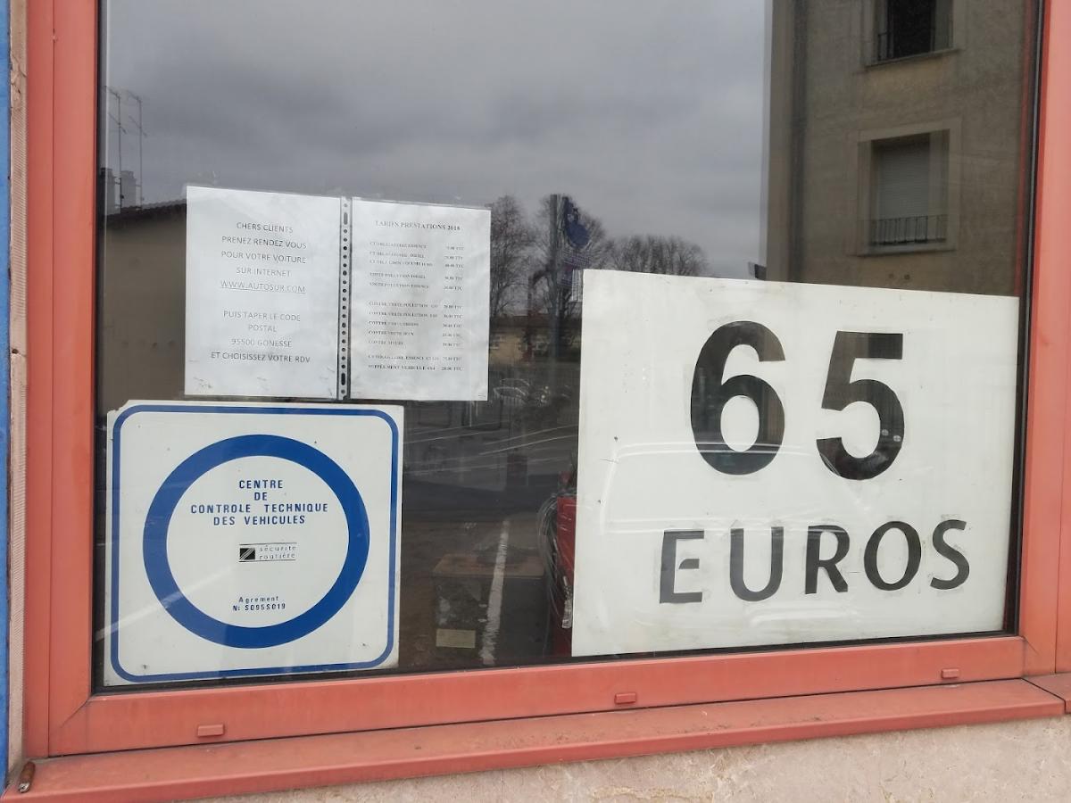 Contrôle technique Autosur Gonesse