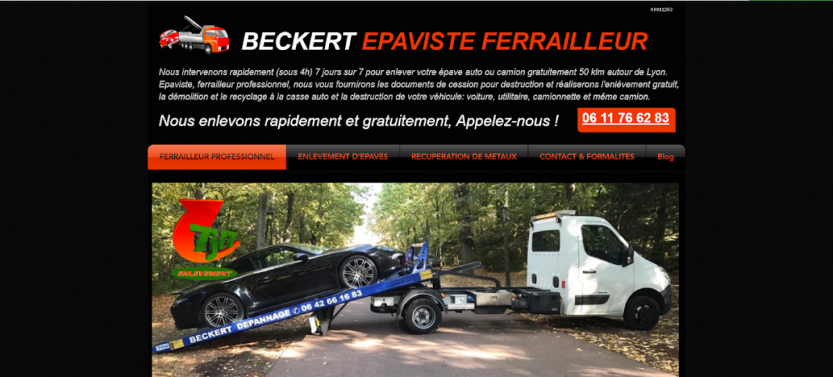 M. BECKERT EPAVISTE FERRAILLEUR du 69