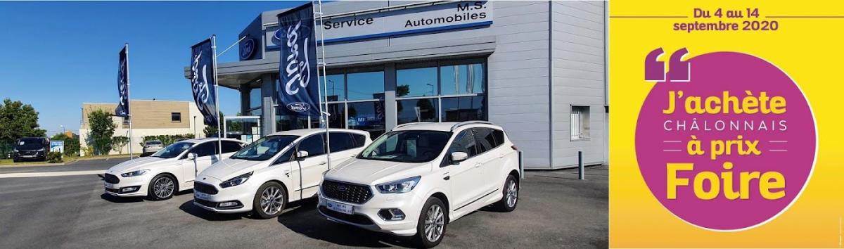 Garage Ford /Rachat et Vente OCCASIONS Multimarques- SAV à Chalons M.S Automobiles