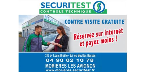Sécuritest Contrôle Technique Automobile MORIERES LES AVIGNON