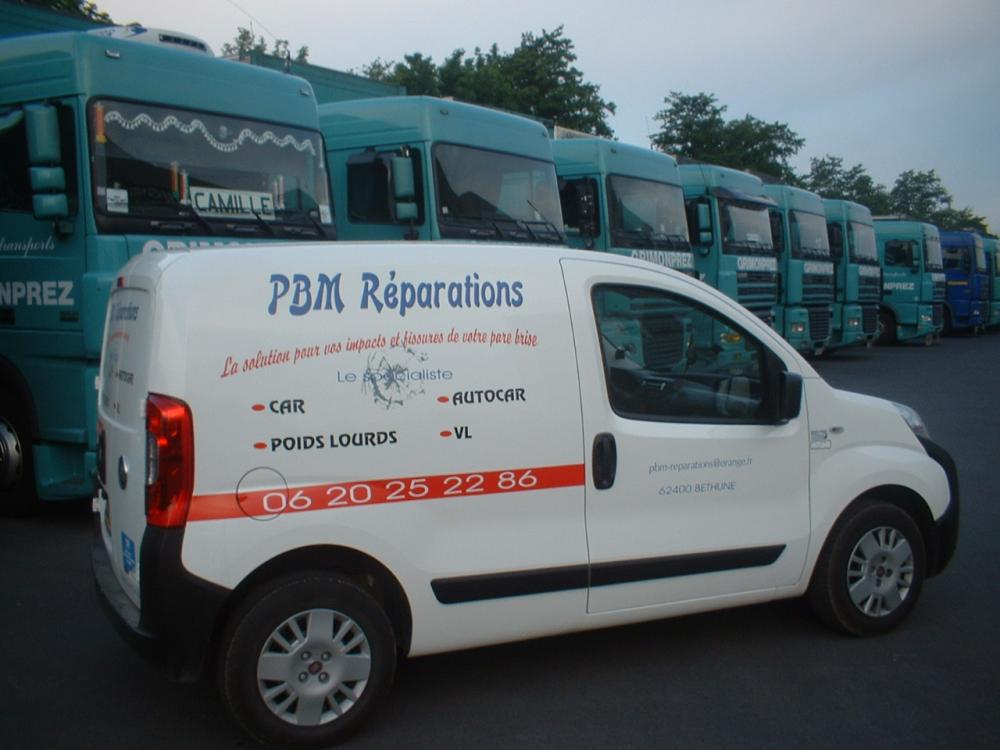 PBM Réparation,Impact,Fissure, pare brise tout véhicules