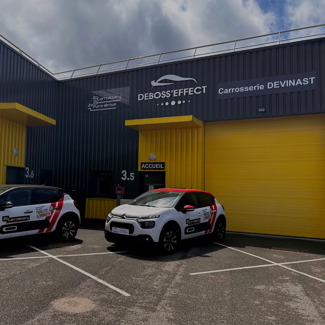 ZeCarrossery & ZePare-Brise Brognard - Deboss'Effect - Carrosserie DEVINAST