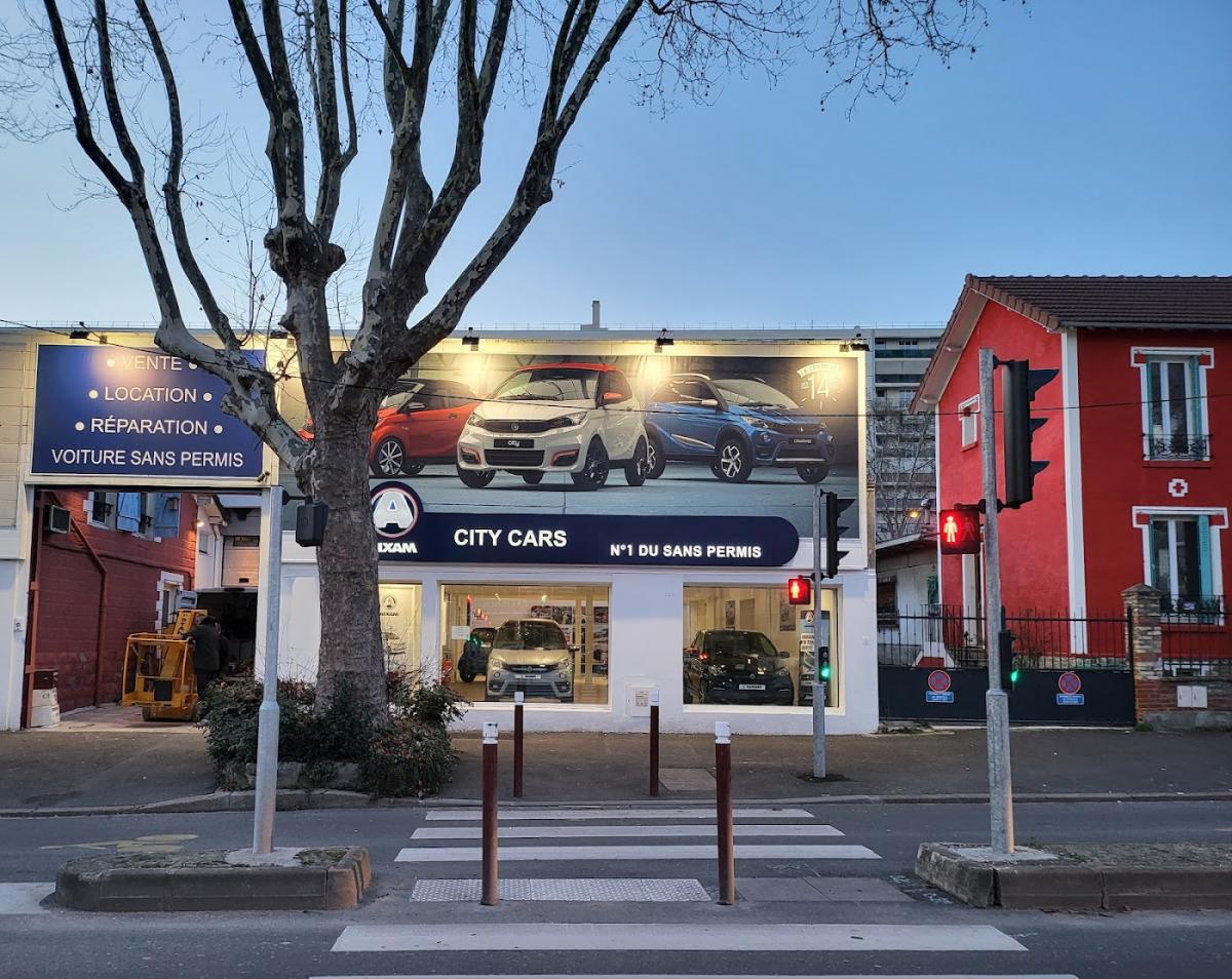 CITY CARS distributeur AIXAM - Voiture sans permis - 92 - 94