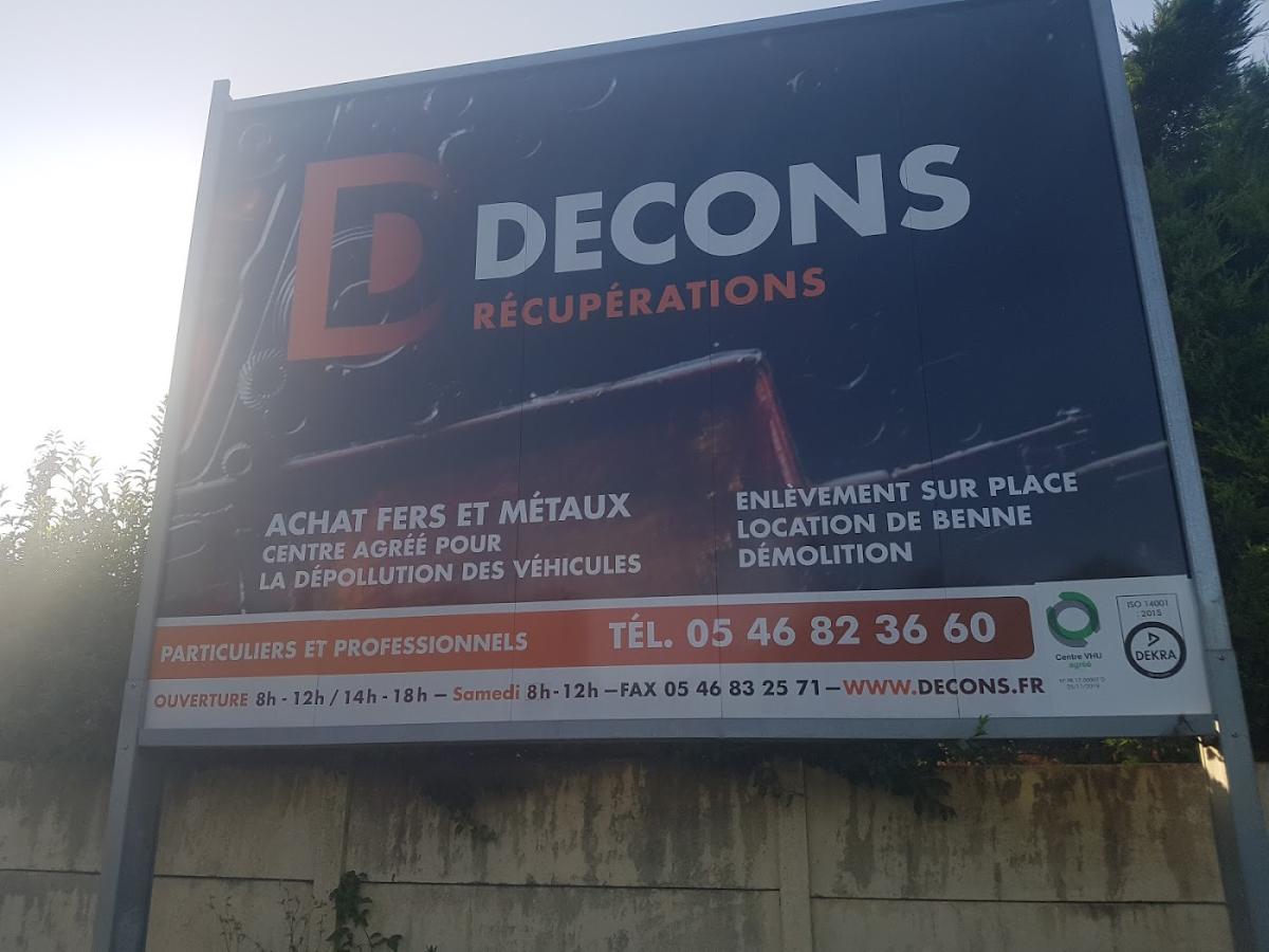 DECONS ATLANTIQUE site d'Echillais Saint Agnant