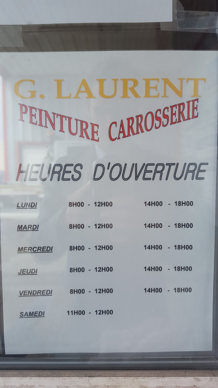 Centre Glass Auto Laurent G. Sarl