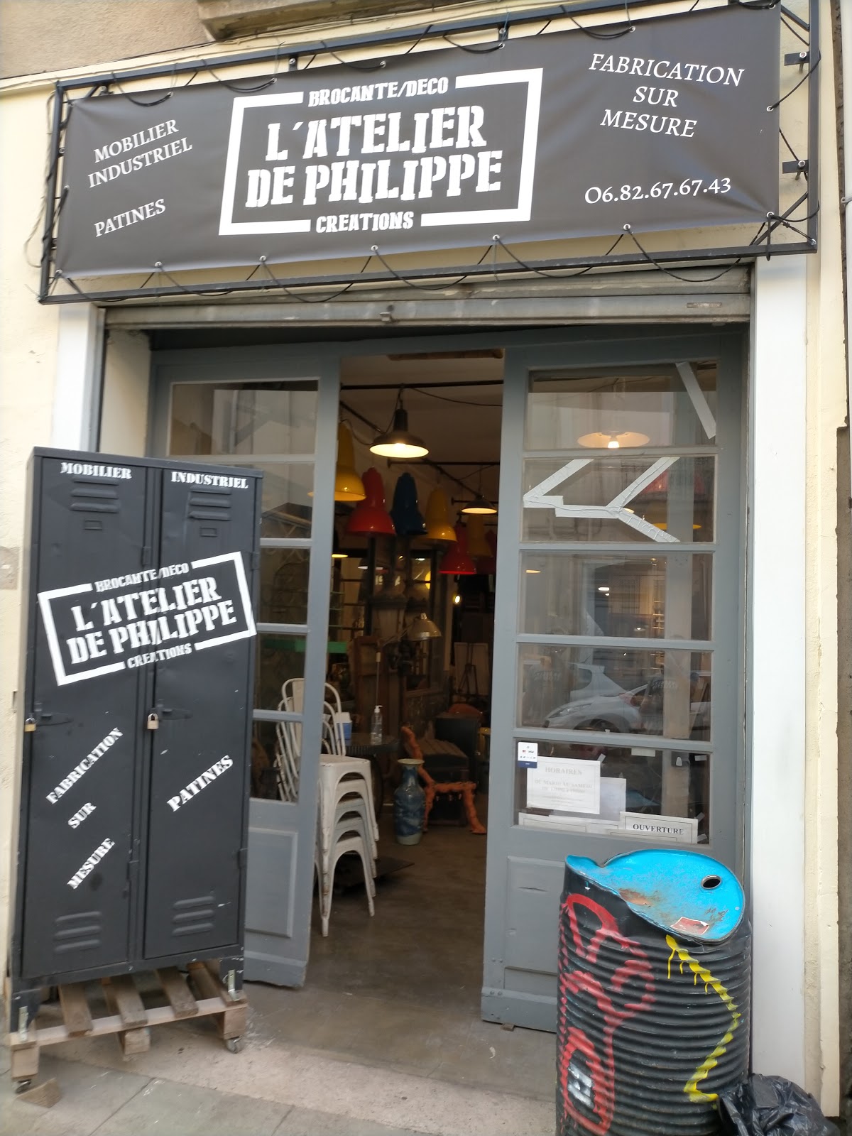 Créateur de mobilier industriel à Béziers - L' Atelier de Philippe