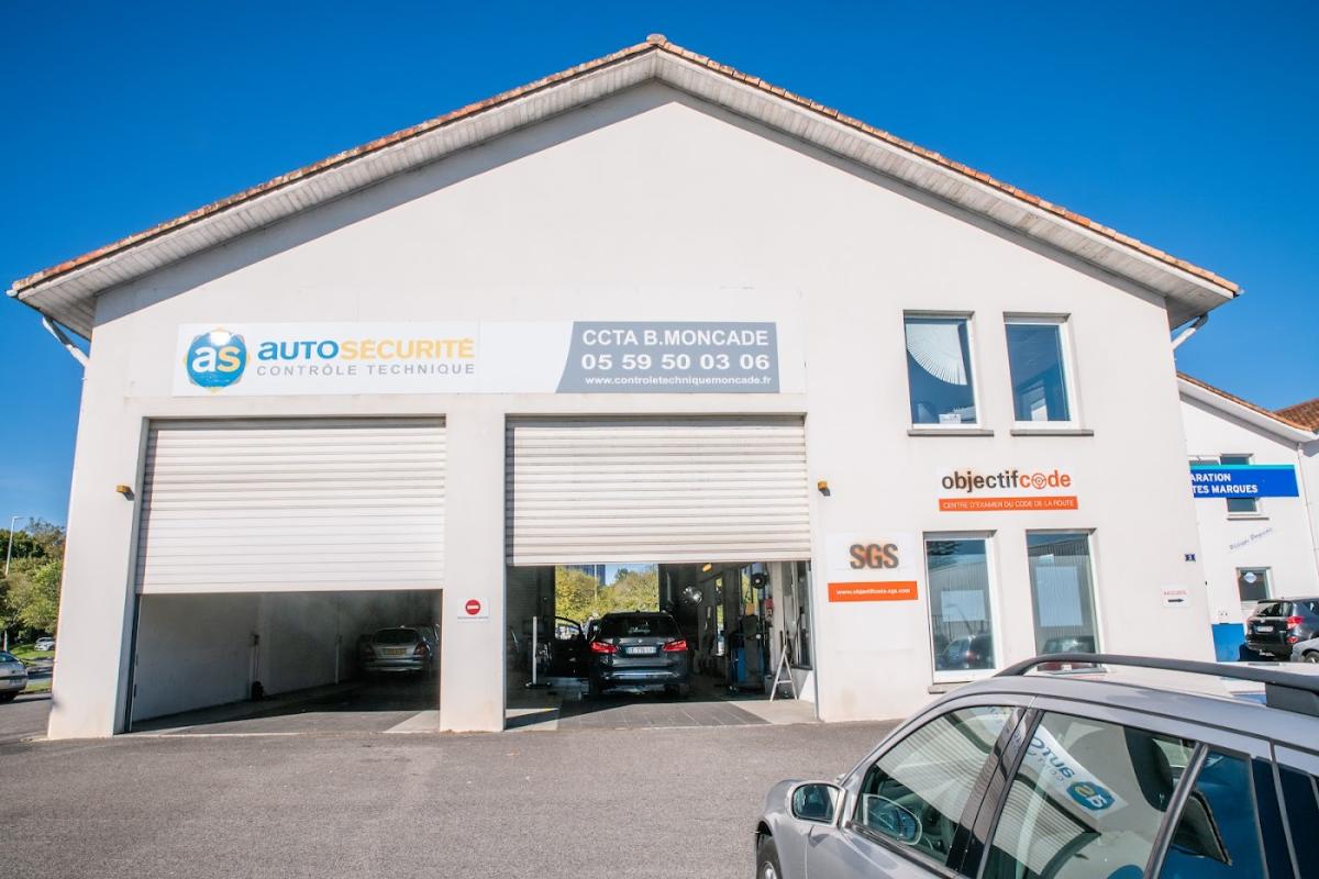 Contrôle Technique Moncade - Bayonne Sainte Croix - Autosécurité